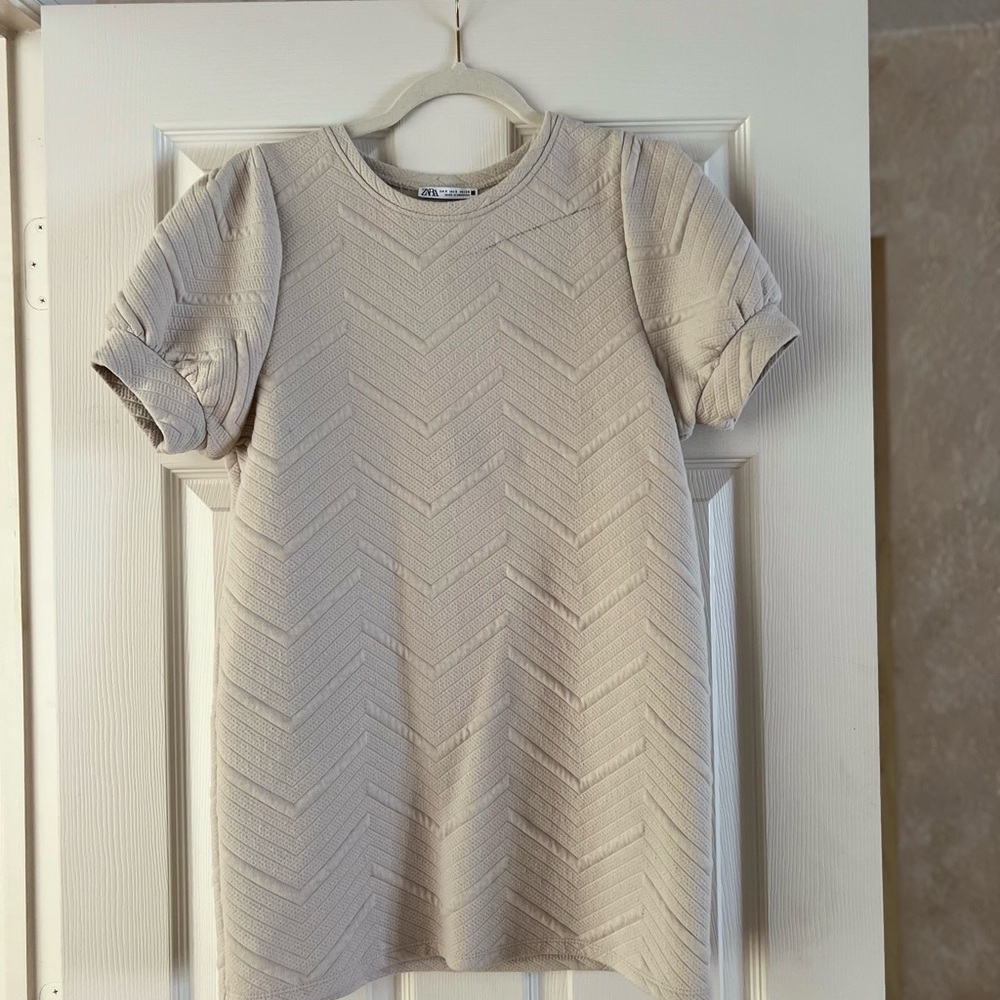 Zara Cream Mini Dress